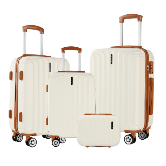 UUH 28-inch Luggage Family Travel 4-Piece Set – Buy 1 Get 3 Free (Includes 24/20/13-Inch)
