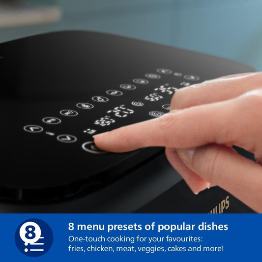 Philips 3000 Series NA352/00 - Dual Basket Airfryer, 9L, 8-in-1